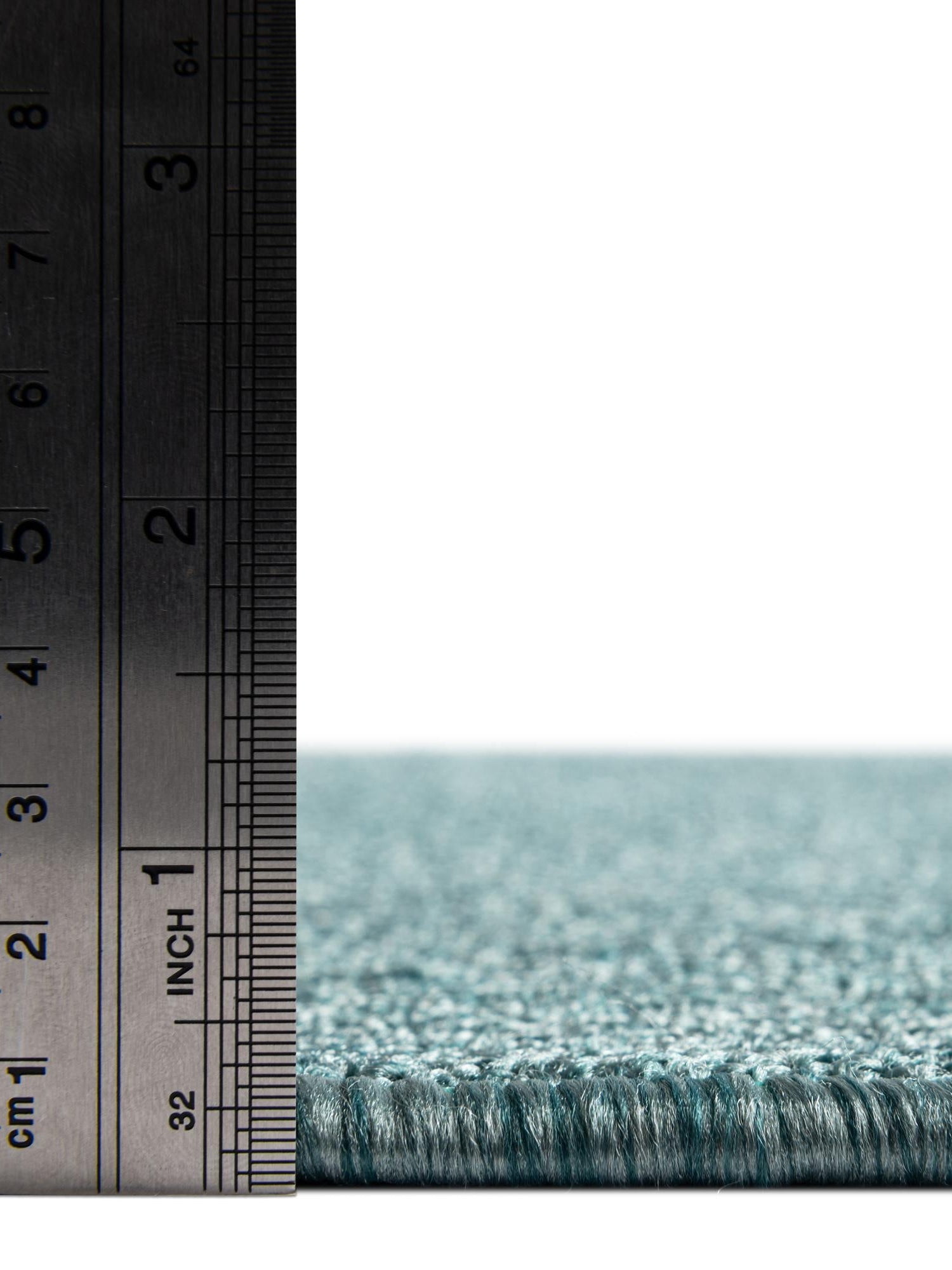 Aquamarine Blue 7' 10 x 10' Everyday Solid Rectangle Area Rug 100% Polypropylene With Felt Backing Easy Clean Simple Carpet for Minimalist Room Decorating for Sale at Rug Engine