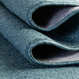 Aquamarine Blue 7' 10 x 11' Everyday Solid Rectangle Area Rug 100% Polypropylene With Felt Backing Easy Clean Simple Carpet for Minimalist Room Decorating for Sale at Rug Engine