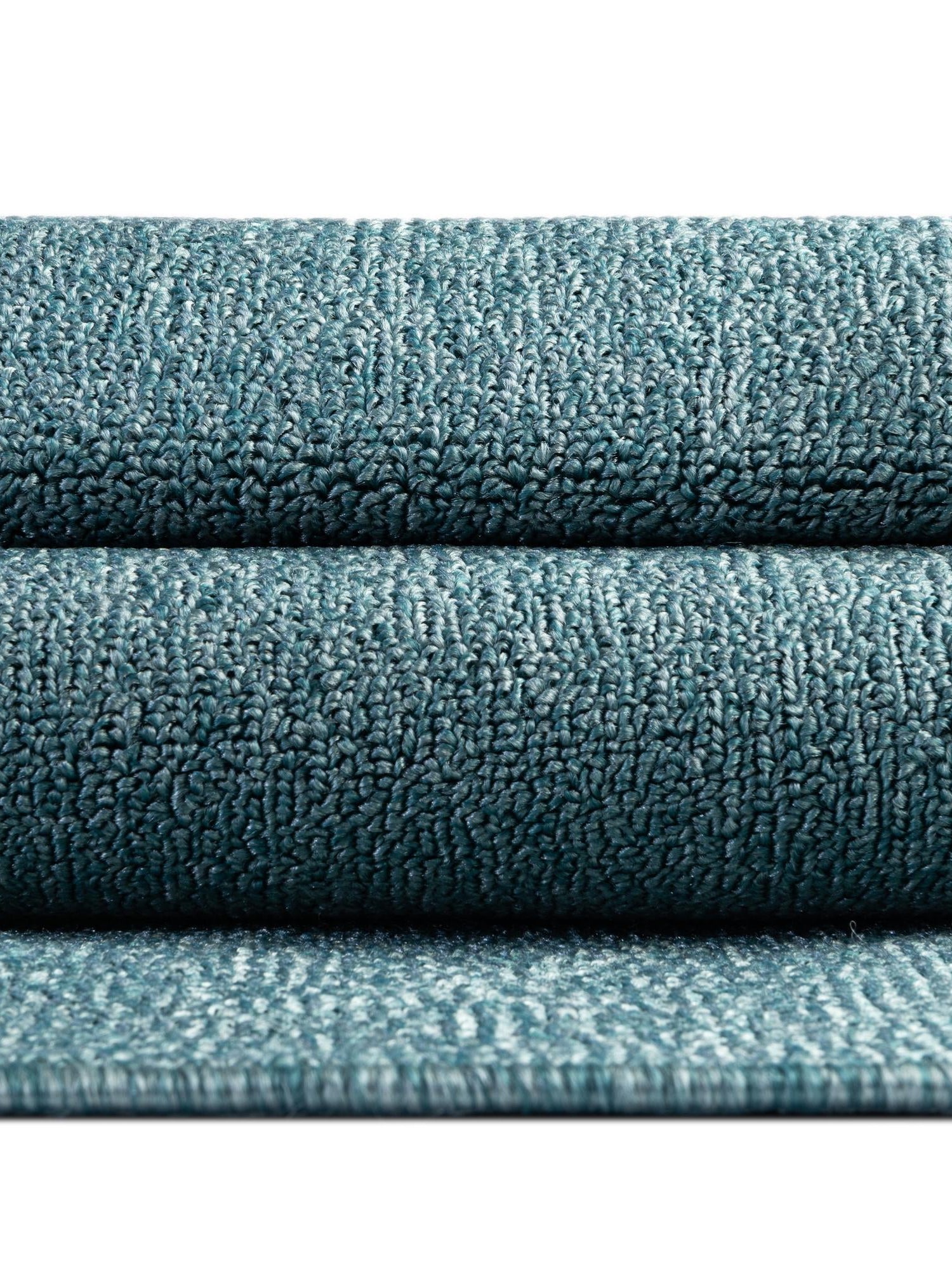 Aquamarine Blue 7' 10 x 10' Everyday Solid Rectangle Area Rug 100% Polypropylene With Felt Backing Easy Clean Simple Carpet for Minimalist Room Decorating for Sale at Rug Engine