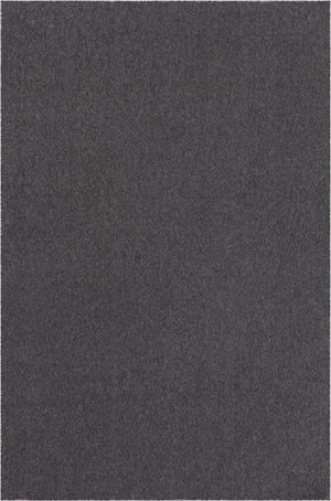 Charcoal 1' 4 x 1' 4 Everyday Solid Sample Area Rug 100% Polypropylene With Felt Backing Easy Clean Simple Carpet for Minimalist Room Decorating for Sale at Rug Engine