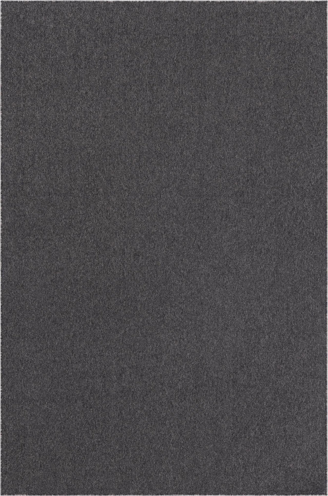 Charcoal 1' 4 x 1' 4 Everyday Solid Sample Area Rug 100% Polypropylene With Felt Backing Easy Clean Simple Carpet for Minimalist Room Decorating for Sale at Rug Engine