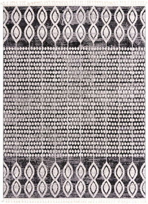 Charcoal 9' x 12' Cherokee Rectangle Area Rug 100% Polypropylene With Cotton Backing Modern Geometric Carpet for Home Decor Interior Design Rooms for Sale at Rug Engine