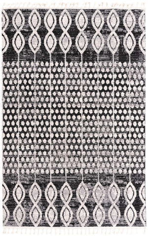 Charcoal 6' x 9' Cherokee Rectangle Area Rug 100% Polypropylene With Cotton Backing Modern Geometric Carpet for Home Decor Interior Design Rooms for Sale at Rug Engine