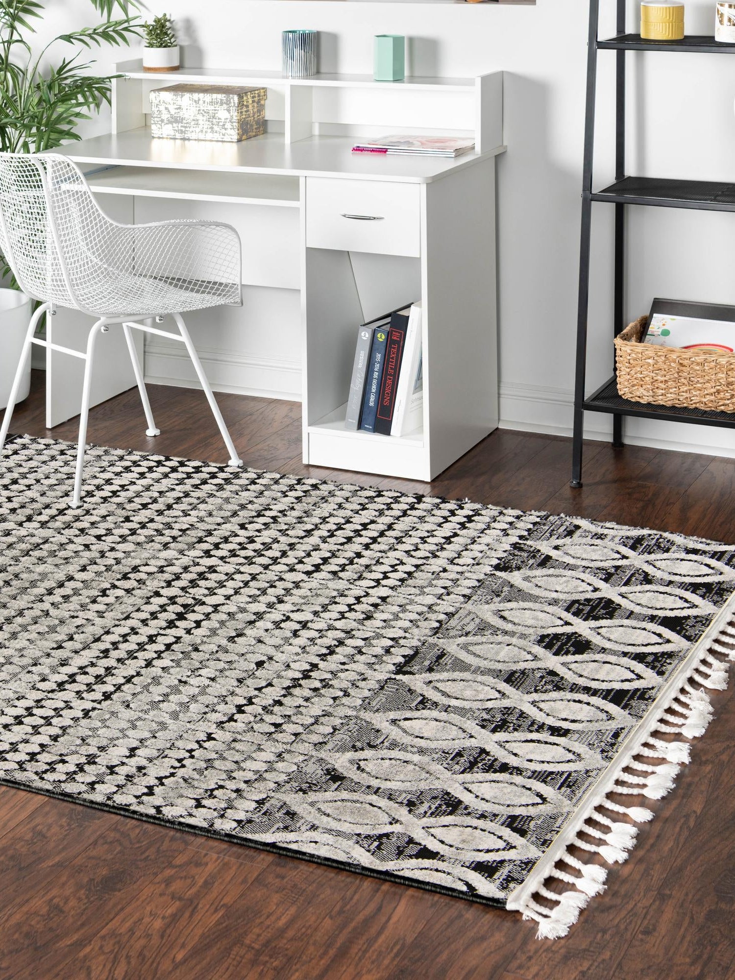Charcoal 2' x 3' 2 Cherokee Rectangle Area Rug 100% Polypropylene With Cotton Backing Modern Geometric Carpet for Home Decor Interior Design Rooms for Sale at Rug Engine