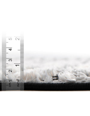 Charcoal 4' x 4' Cherokee Round Area Rug 100% Polypropylene With Cotton Backing Modern Geometric Carpet for Home Decor Interior Design Rooms for Sale at Rug Engine