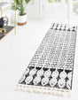Charcoal 2' x 6' Cherokee Runner Area Rug 100% Polypropylene With Cotton Backing Modern Geometric Carpet for Home Decor Interior Design Rooms for Sale at Rug Engine
