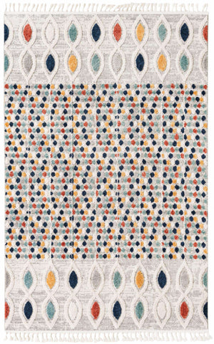 Multicolor 6' x 9' Cherokee Rectangle Area Rug 100% Polypropylene With Cotton Backing Modern Geometric Carpet for Home Decor Interior Design Rooms for Sale at Rug Engine