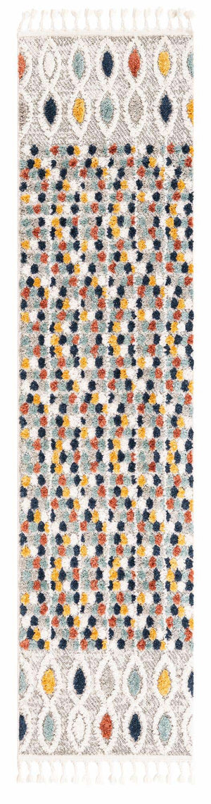 Multicolor 2' x 8' Cherokee Runner Area Rug 100% Polypropylene With Cotton Backing Modern Geometric Carpet for Home Decor Interior Design Rooms for Sale at Rug Engine
