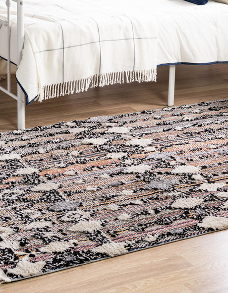Rust Multicolor 9' x 12' Cherokee Rectangle Area Rug 100% Polypropylene With Cotton Backing Modern Geometric Carpet for Home Decor Interior Design Rooms for Sale at Rug Engine