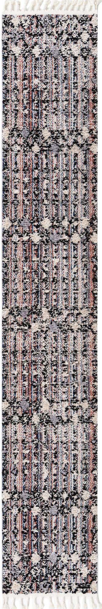 Rust Multicolor 2' x 12' Cherokee Runner Area Rug 100% Polypropylene With Cotton Backing Modern Geometric Carpet for Home Decor Interior Design Rooms for Sale at Rug Engine
