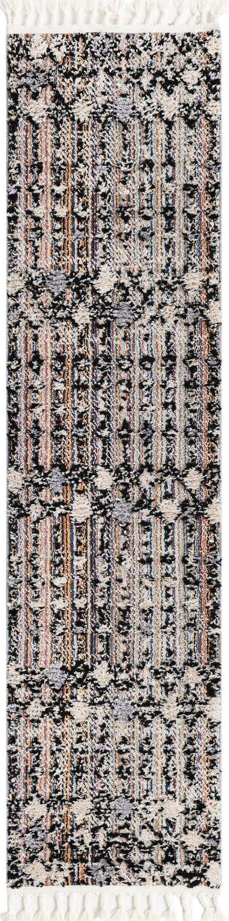Rust Multicolor 2' x 8' Cherokee Runner Area Rug 100% Polypropylene With Cotton Backing Modern Geometric Carpet for Home Decor Interior Design Rooms for Sale at Rug Engine