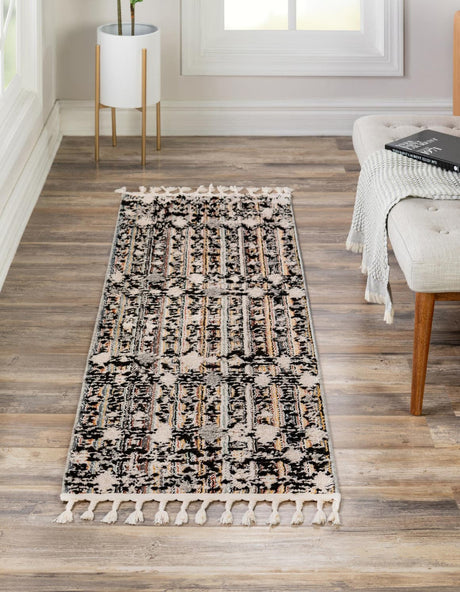 Rust Multicolor 2' x 8' Cherokee Runner Area Rug 100% Polypropylene With Cotton Backing Modern Geometric Carpet for Home Decor Interior Design Rooms for Sale at Rug Engine