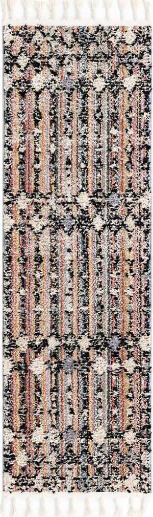 Rust Multicolor 2' x 6' Cherokee Runner Area Rug 100% Polypropylene With Cotton Backing Modern Geometric Carpet for Home Decor Interior Design Rooms for Sale at Rug Engine