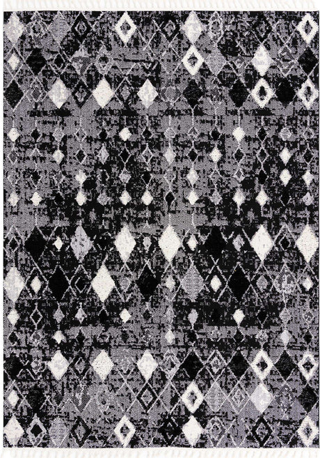 Fossil Gray 9' x 12' Cherokee Rectangle Area Rug 100% Polypropylene With Cotton Backing Modern Geometric Carpet for Home Decor Interior Design Rooms for Sale at Rug Engine