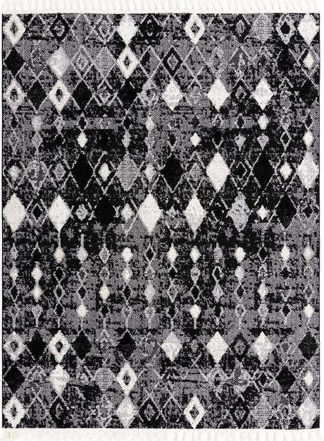 Fossil Gray 7' 10 x 10' Cherokee Rectangle Area Rug 100% Polypropylene With Cotton Backing Modern Geometric Carpet for Home Decor Interior Design Rooms for Sale at Rug Engine