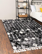 Fossil Gray 4' x 6' Cherokee Rectangle Area Rug 100% Polypropylene With Cotton Backing Modern Geometric Carpet for Home Decor Interior Design Rooms for Sale at Rug Engine