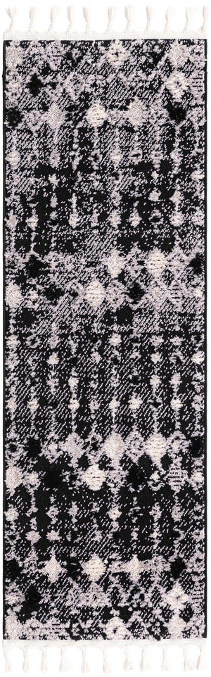 Fossil Gray 2' x 6' Cherokee Runner Area Rug 100% Polypropylene With Cotton Backing Modern Geometric Carpet for Home Decor Interior Design Rooms for Sale at Rug Engine