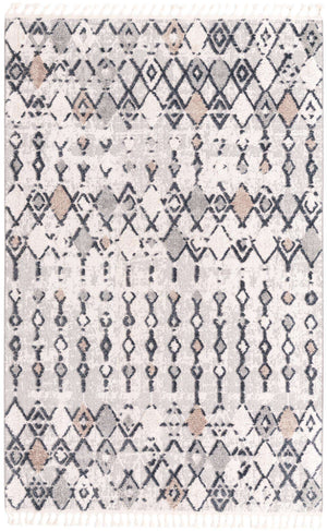 Sand 6' x 9' Cherokee Rectangle Area Rug 100% Polypropylene With Cotton Backing Modern Geometric Carpet for Home Decor Interior Design Rooms for Sale at Rug Engine