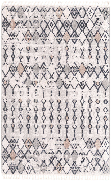 Sand 6' x 9' Cherokee Rectangle Area Rug 100% Polypropylene With Cotton Backing Modern Geometric Carpet for Home Decor Interior Design Rooms for Sale at Rug Engine