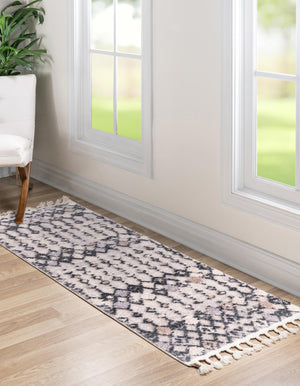 Sand 2' x 12' Cherokee Runner Area Rug 100% Polypropylene With Cotton Backing Modern Geometric Carpet for Home Decor Interior Design Rooms for Sale at Rug Engine