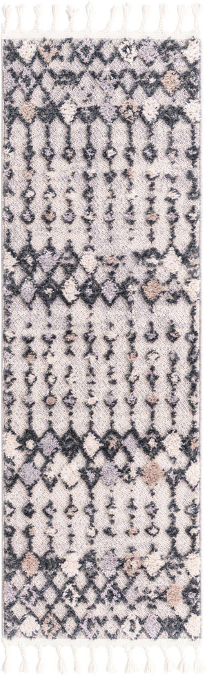 Sand 2' x 6' Cherokee Runner Area Rug 100% Polypropylene With Cotton Backing Modern Geometric Carpet for Home Decor Interior Design Rooms for Sale at Rug Engine