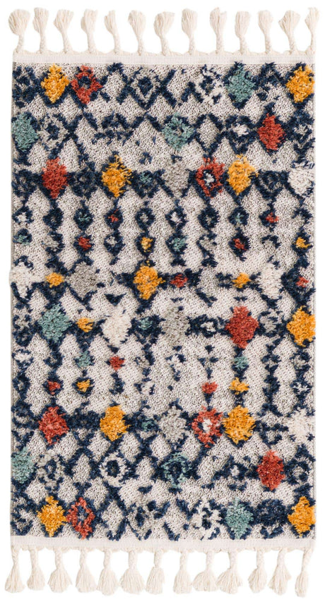 Multicolor 2' x 3' 2 Cherokee Rectangle Area Rug 100% Polypropylene With Cotton Backing Modern Geometric Carpet for Home Decor Interior Design Rooms for Sale at Rug Engine