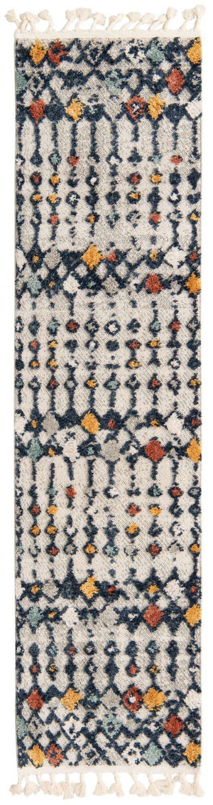 Multicolor 2' x 8' Cherokee Runner Area Rug 100% Polypropylene With Cotton Backing Modern Geometric Carpet for Home Decor Interior Design Rooms for Sale at Rug Engine