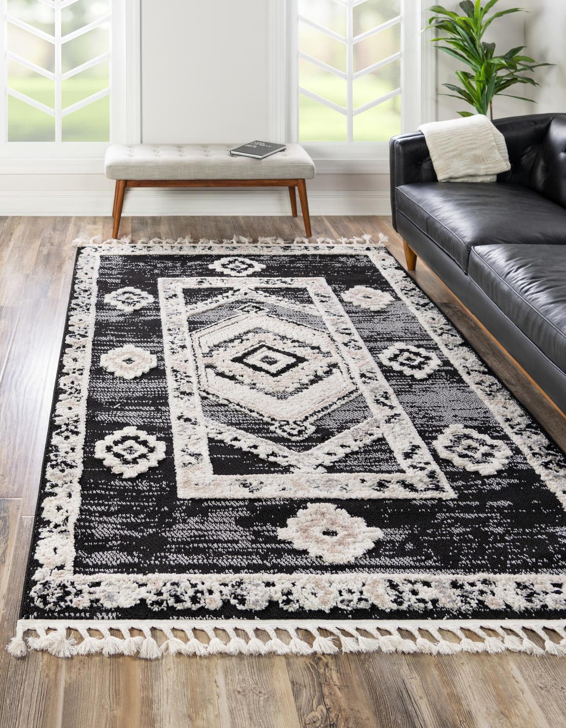 Fossil Gray 4' x 6' Cherokee Rectangle Area Rug 100% Polypropylene With Cotton Backing Modern Geometric Carpet for Home Decor Interior Design Rooms for Sale at Rug Engine