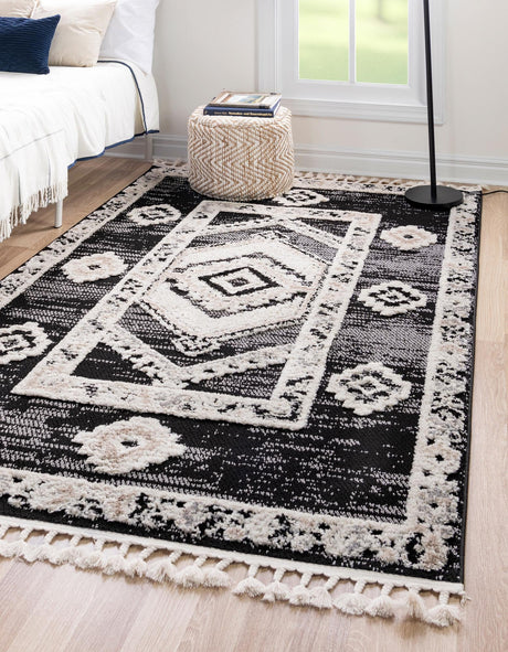 Fossil Gray 5' 3 x 8' Cherokee Rectangle Area Rug 100% Polypropylene With Cotton Backing Modern Geometric Carpet for Home Decor Interior Design Rooms for Sale at Rug Engine