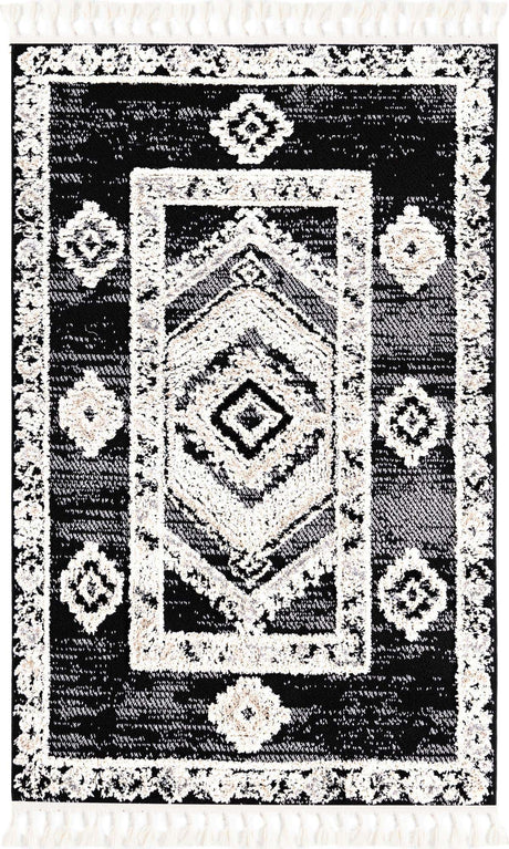 Fossil Gray 4' x 6' Cherokee Rectangle Area Rug 100% Polypropylene With Cotton Backing Modern Geometric Carpet for Home Decor Interior Design Rooms for Sale at Rug Engine
