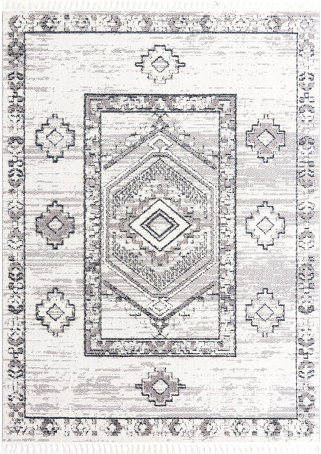 Sand 9' x 12' Cherokee Rectangle Area Rug 100% Polypropylene With Cotton Backing Modern Geometric Carpet for Home Decor Interior Design Rooms for Sale at Rug Engine