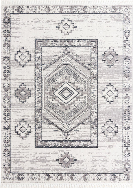 Sand 9' x 12' Cherokee Rectangle Area Rug 100% Polypropylene With Cotton Backing Modern Geometric Carpet for Home Decor Interior Design Rooms for Sale at Rug Engine