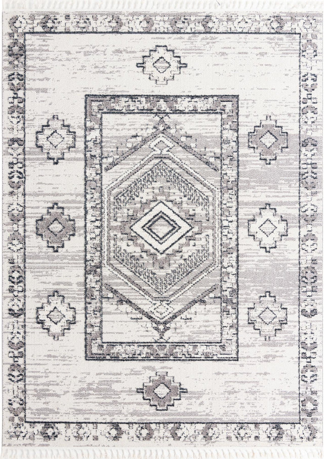 Sand 9' x 12' Cherokee Rectangle Area Rug 100% Polypropylene With Cotton Backing Modern Geometric Carpet for Home Decor Interior Design Rooms for Sale at Rug Engine