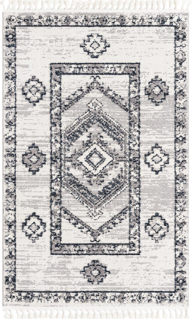 Sand 5' 3 x 8' Cherokee Rectangle Area Rug 100% Polypropylene With Cotton Backing Modern Geometric Carpet for Home Decor Interior Design Rooms for Sale at Rug Engine