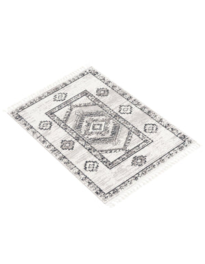 Sand 5' 3 x 8' Cherokee Rectangle Area Rug 100% Polypropylene With Cotton Backing Modern Geometric Carpet for Home Decor Interior Design Rooms for Sale at Rug Engine
