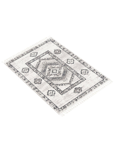 Sand 5' 3 x 8' Cherokee Rectangle Area Rug 100% Polypropylene With Cotton Backing Modern Geometric Carpet for Home Decor Interior Design Rooms for Sale at Rug Engine