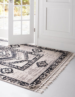 Sand 6' x 9' Cherokee Rectangle Area Rug 100% Polypropylene With Cotton Backing Modern Geometric Carpet for Home Decor Interior Design Rooms for Sale at Rug Engine
