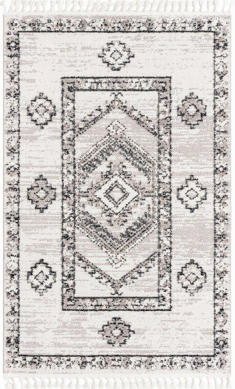 Sand 5' 3 x 8' Cherokee Rectangle Area Rug 100% Polypropylene With Cotton Backing Modern Geometric Carpet for Home Decor Interior Design Rooms for Sale at Rug Engine