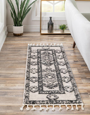 Sand 2' x 6' Cherokee Runner Area Rug 100% Polypropylene With Cotton Backing Modern Geometric Carpet for Home Decor Interior Design Rooms for Sale at Rug Engine