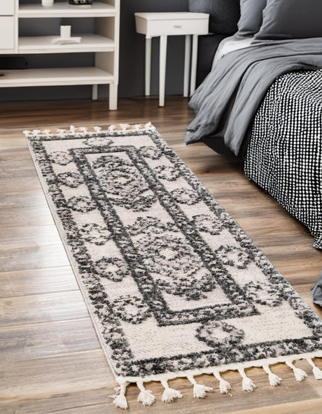 Sand 2' x 8' Cherokee Runner Area Rug 100% Polypropylene With Cotton Backing Modern Geometric Carpet for Home Decor Interior Design Rooms for Sale at Rug Engine