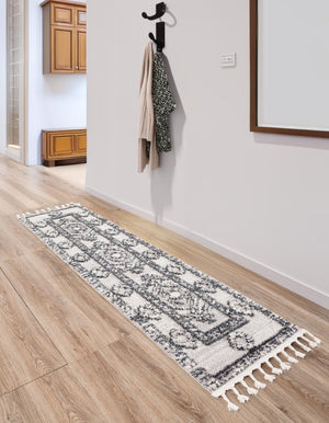 Sand 2' x 12' Cherokee Runner Area Rug 100% Polypropylene With Cotton Backing Modern Geometric Carpet for Home Decor Interior Design Rooms for Sale at Rug Engine