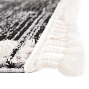 Fossil Gray 2' x 12' Cherokee Runner Area Rug 100% Polypropylene With Cotton Backing Modern Geometric Carpet for Home Decor Interior Design Rooms for Sale at Rug Engine