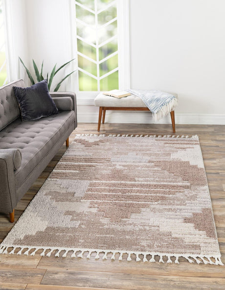 Sand 2' x 3' 2 Cherokee Rectangle Area Rug 100% Polypropylene With Cotton Backing Modern Geometric Carpet for Home Decor Interior Design Rooms for Sale at Rug Engine