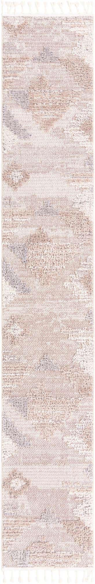 Sand 2' x 12' Cherokee Runner Area Rug 100% Polypropylene With Cotton Backing Modern Geometric Carpet for Home Decor Interior Design Rooms for Sale at Rug Engine