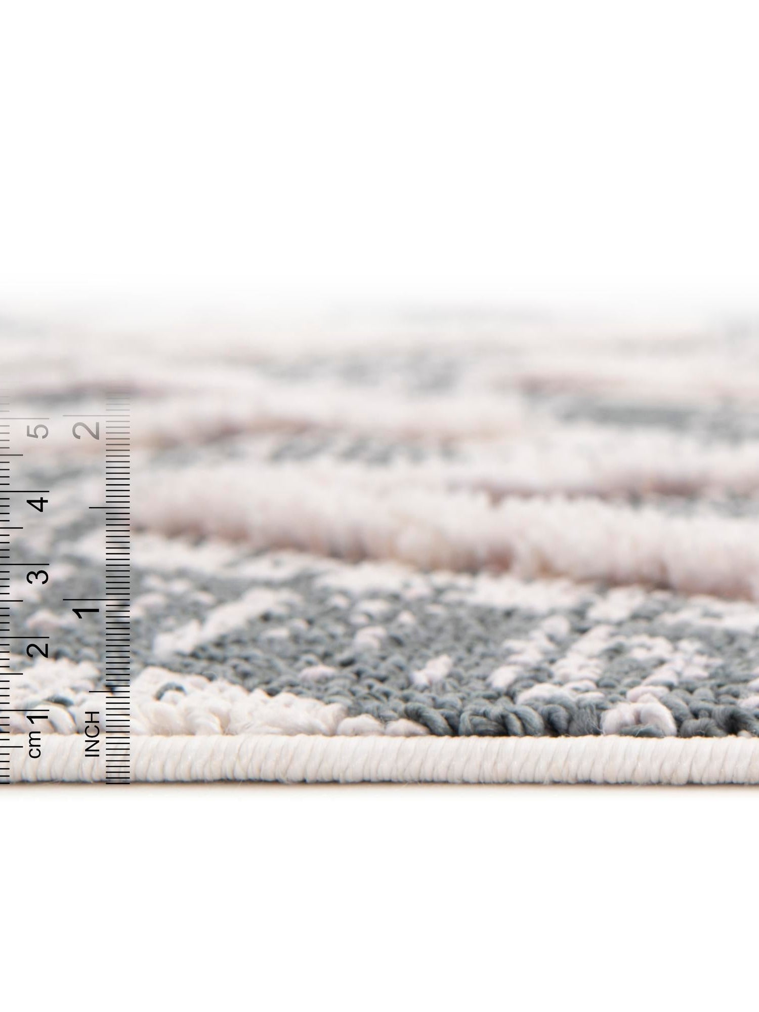 Blue Gray 5' 3 x 8' Cherokee Rectangle Area Rug 100% Polypropylene With Cotton Backing Modern Geometric Carpet for Home Decor Interior Design Rooms for Sale at Rug Engine