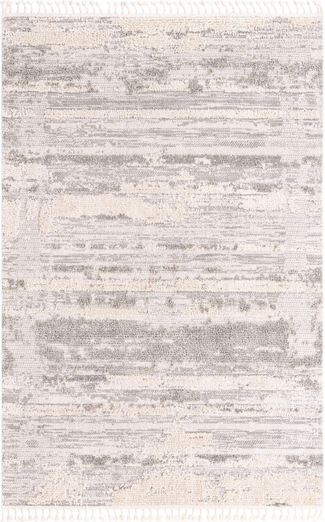 Sand 6' x 9' Cherokee Rectangle Area Rug 100% Polypropylene With Cotton Backing Modern Geometric Carpet for Home Decor Interior Design Rooms for Sale at Rug Engine