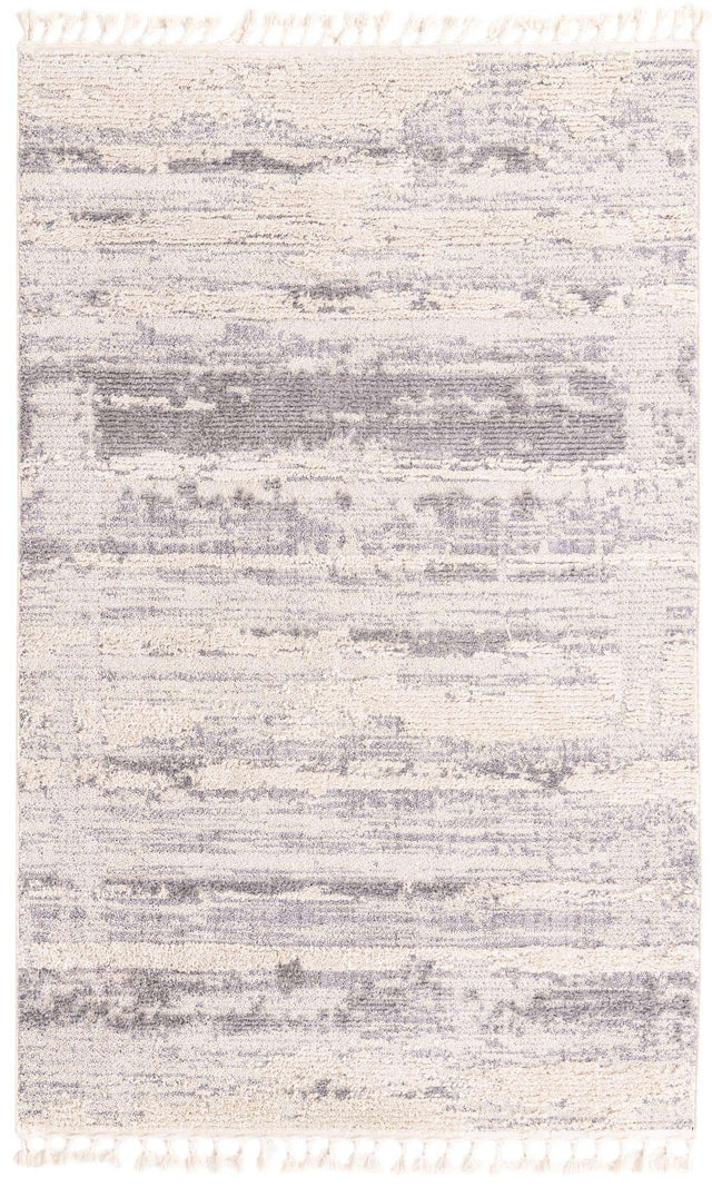 Sand 5' 3 x 8' Cherokee Rectangle Area Rug 100% Polypropylene With Cotton Backing Modern Geometric Carpet for Home Decor Interior Design Rooms for Sale at Rug Engine