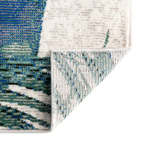 Ivory 10' x 14' Blossom Rectangle Area Rug 100% Polypropylene With Cotton Backing Easy Clean Colorful Blooming Blossoming Flower Floral Plant Carpet for Living Dining Room Office Dorms for Sale at Rug Engine