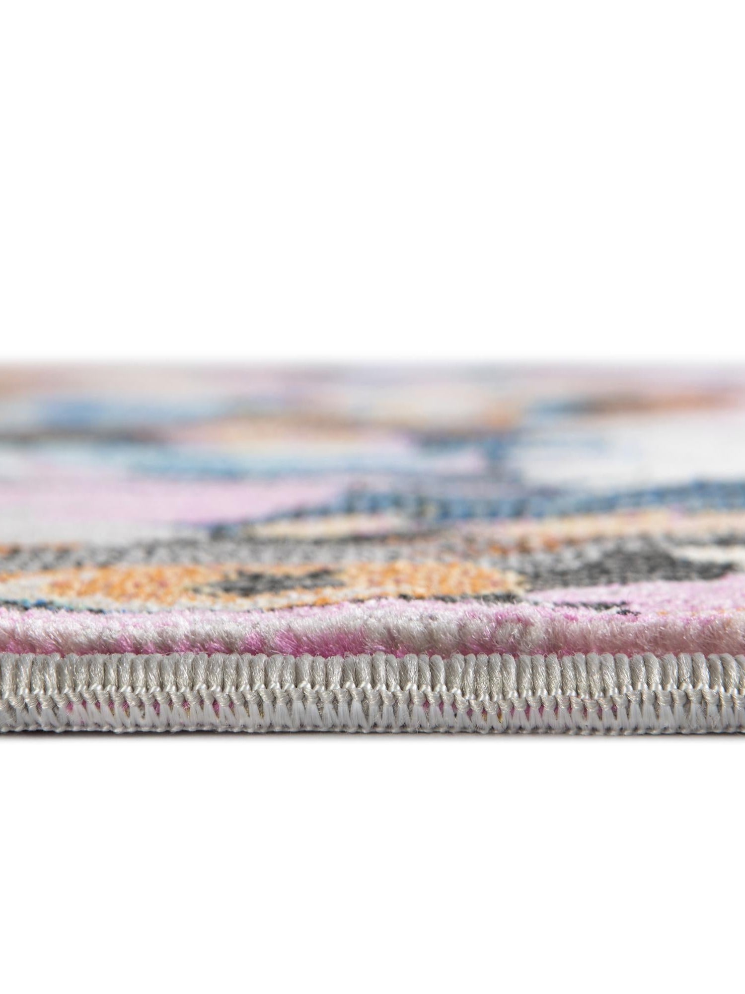 Multicolor 5' 3 x 7' 10 Blossom Rectangle Area Rug 100% Polypropylene With Cotton Backing Easy Clean Colorful Blooming Blossoming Flower Floral Plant Carpet for Living Dining Room Office Dorms for Sale at Rug Engine