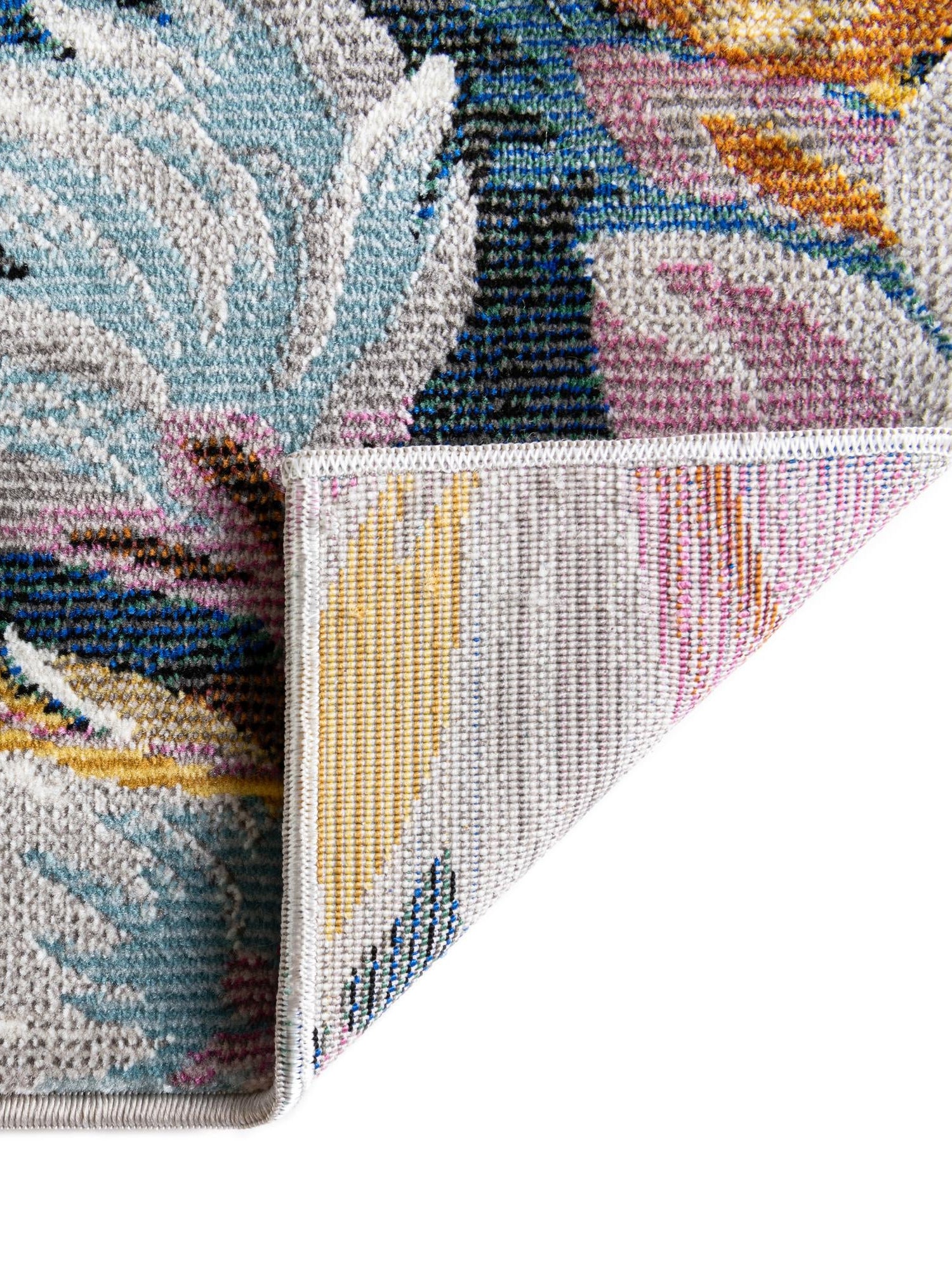 Multicolor 7' 10 x 10' Blossom Rectangle Area Rug 100% Polypropylene With Cotton Backing Easy Clean Colorful Blooming Blossoming Flower Floral Plant Carpet for Living Dining Room Office Dorms for Sale at Rug Engine